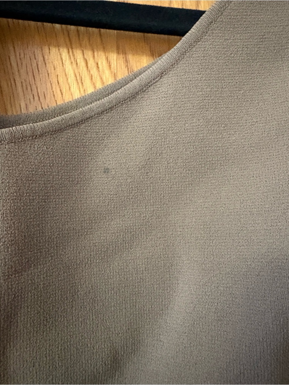 Nanushka Olivia Asymmetric One-Shoulder cut out Long Sleeve Top - Taupe S - Picture 4 of 9